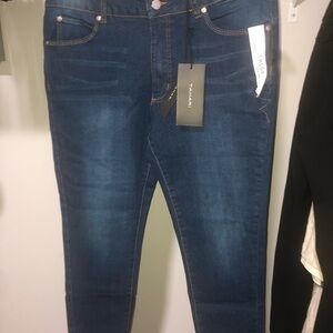Tahari Blue Denim Jeans NWT